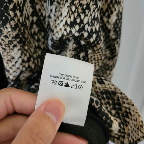 VERONICA BEARD | Ried Snake Print Silk Ruffle Dress 0 - Picture 10 of 13